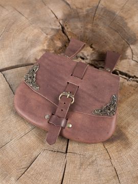 Early medieval bag with brown fittings