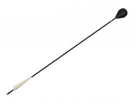 Larp arrow with noctilucent fletching - black shaft