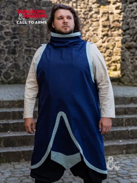 D&D Cleric tabard dark blue-ice blue