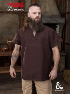 D&D Barbarian shirt brown