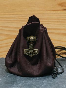 Leather bag Mjölnir brown