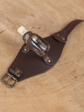 Bracelet with potion bottle brown