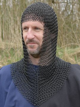 Burnished chain hood