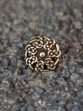 Celtic button brass