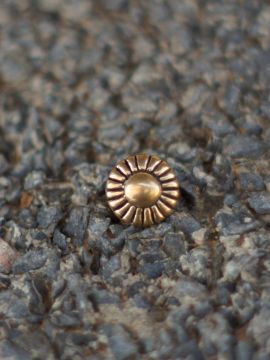 Medieval button "Flower" bronze