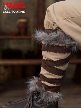 D&D Barbarian gaiters hemp-brown