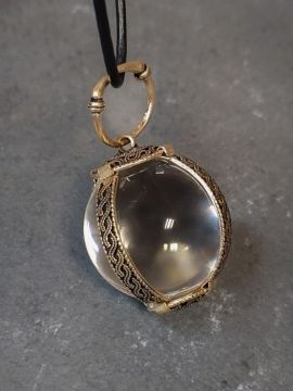 Bronze ball pendant