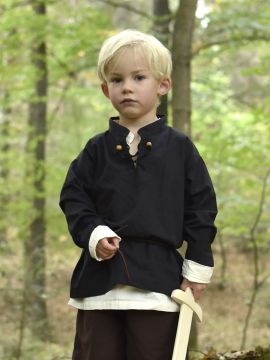 Children's medieval shirt black