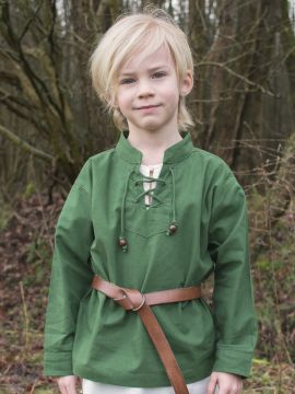 Children's medieval shirt green