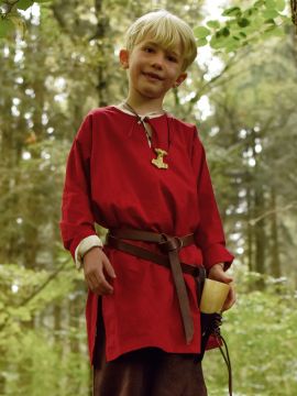 Medieval tunic for children red