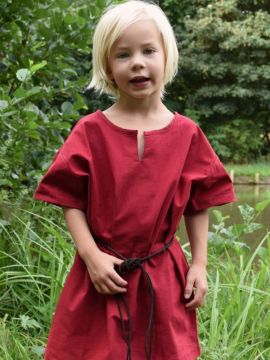 Children's tunic short sleeve red 146