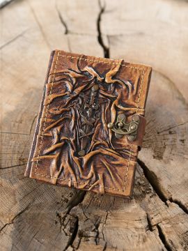 Leather book Excalibur small