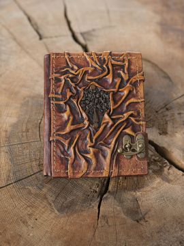 Leather book tree small