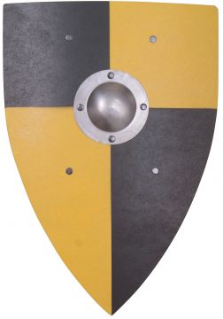 Norman shield for children yellow-black