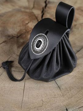 Money cat - pouch bag black