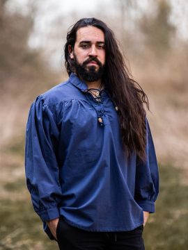 Medieval shirt blue