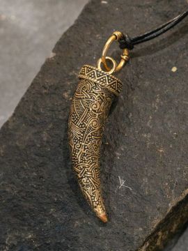 Amulet "Tooth of Fenrir" bronze