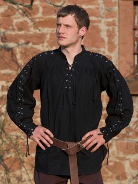 Pirate shirt - with full-length lacing L