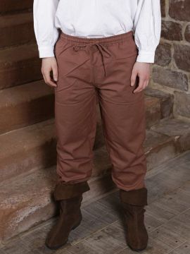 Medieval trousers tobacco colored