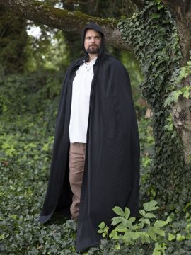 Black cotton cape