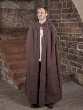 brown cotton cape