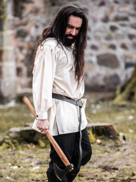 Long medieval shirt Ulrich natural