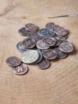 LARP coins air without leather pouch