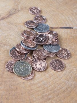 LARP coins water without leather pouch