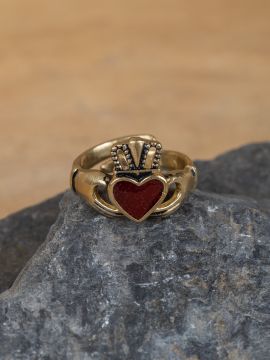 Claddagh ring bronze