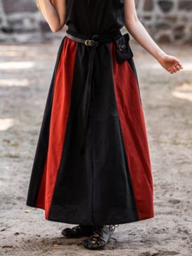 Skirt for the Middle Ages black-red