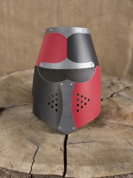 Norman helmet for children red-black