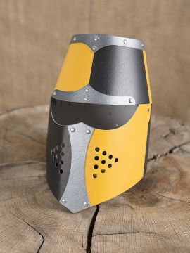 Norman helmet for children yellow-black