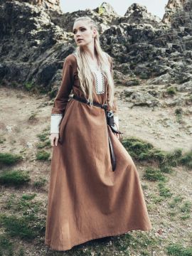 Viking dress Freya sand XXXL