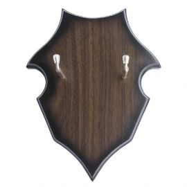 Sword holder with wooden wall panel