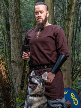 Viking tunic dark brown