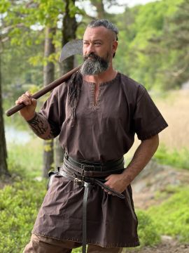 Viking tunic Theobald dark brown