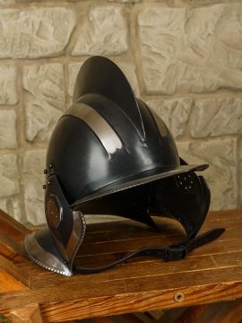 Helmet Kaspar burnished