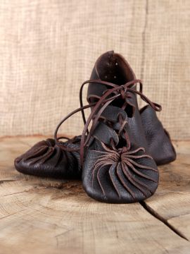 Waistband shoes brown