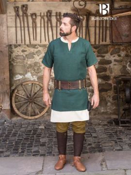 Short sleeve tunic Aegir green