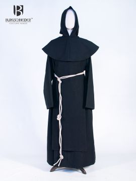 Monk Benedict robe set black S/M