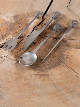 Medieval cutlery 4-piece set