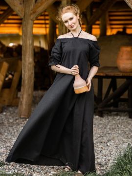 Short sleeve dress Brida black XXL