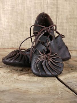 Waistband shoes for children brown