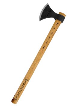 Valhalla throwing axe with decoration