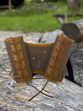 Double sword holder brown