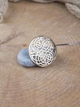 Celtic round brooch made of bronze