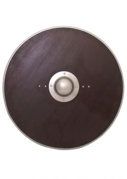 Large wooden round shield