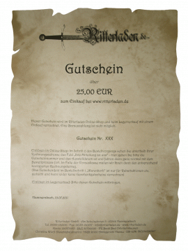 Shopping voucher DE old EUR 100.00