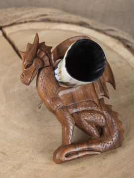 Drinking horn stand dragon