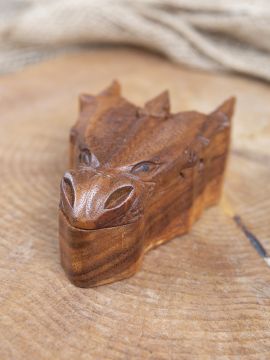 Wooden box dragon